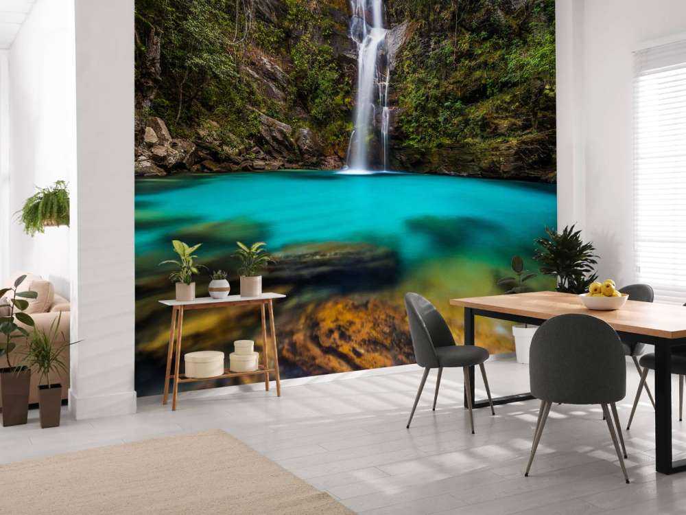 Cascada turquesa