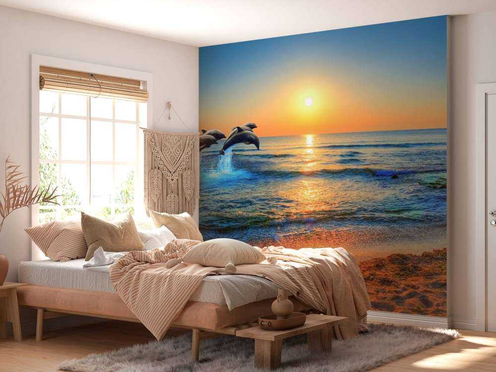 Bandada de delfines