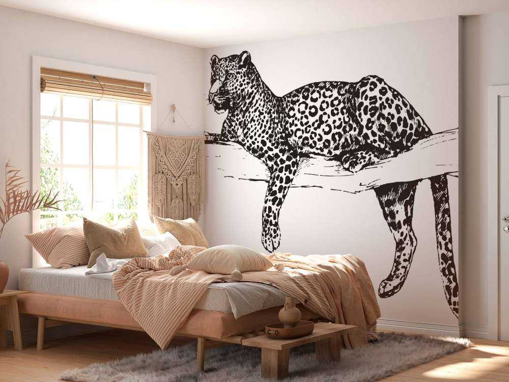 Leopardo dibujado