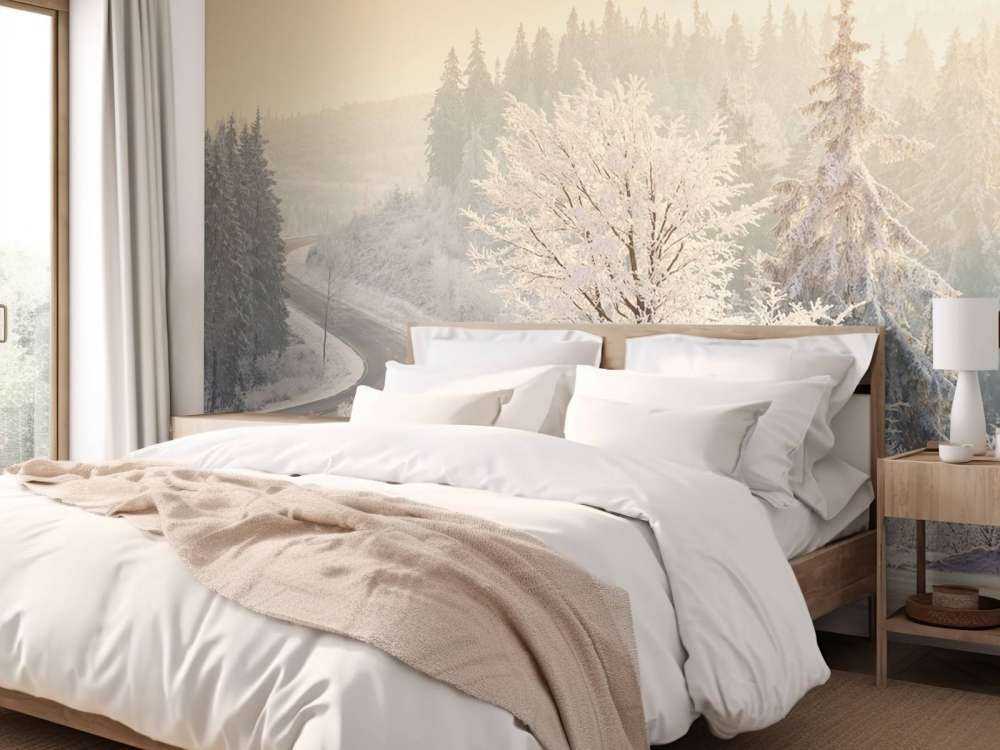 Árboles con nieve