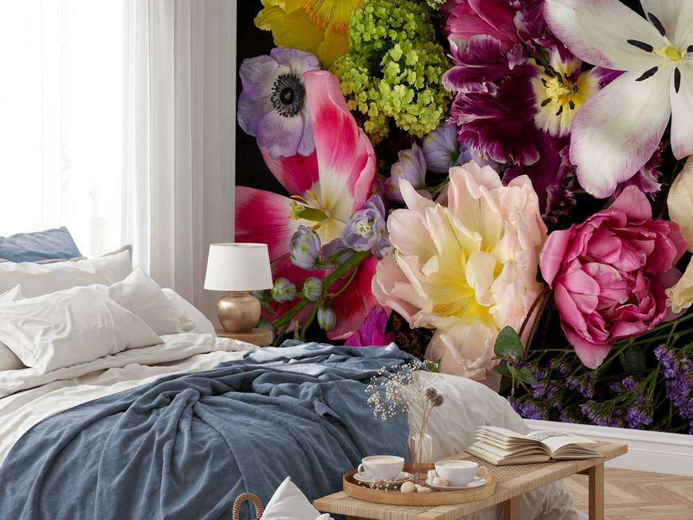 Flores de colores