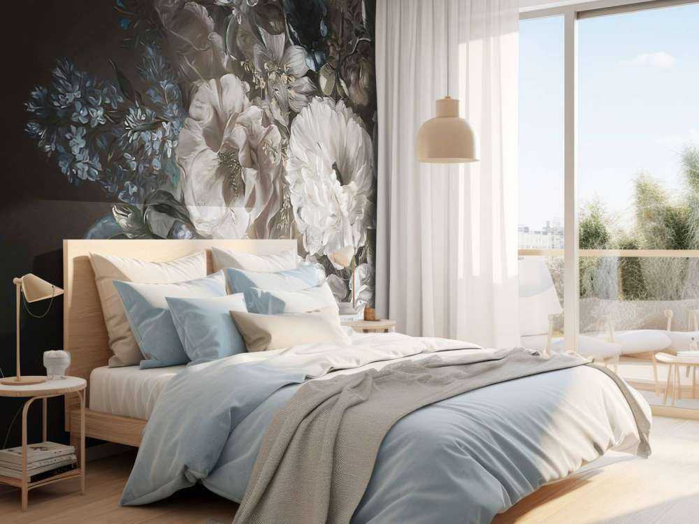 Ramo con lila blanca