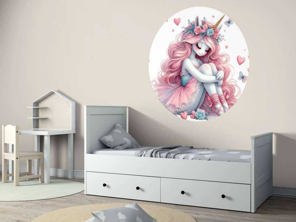 Unicornio soñador bailarina