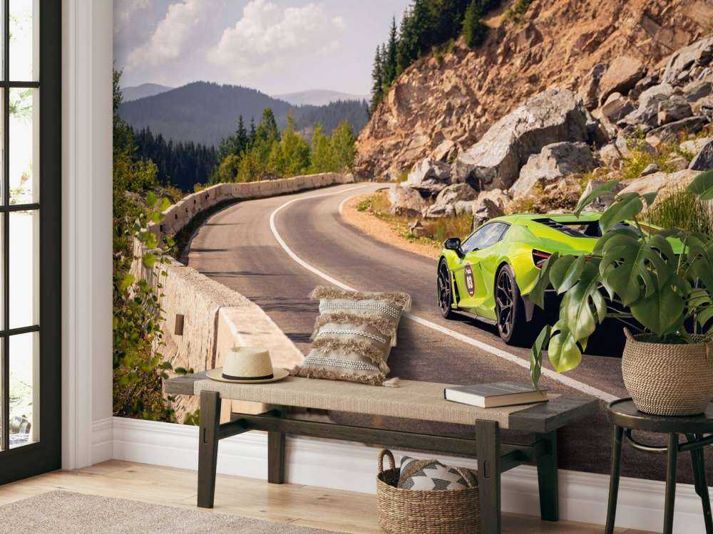 Lamborghini Revuelto en las Montañas