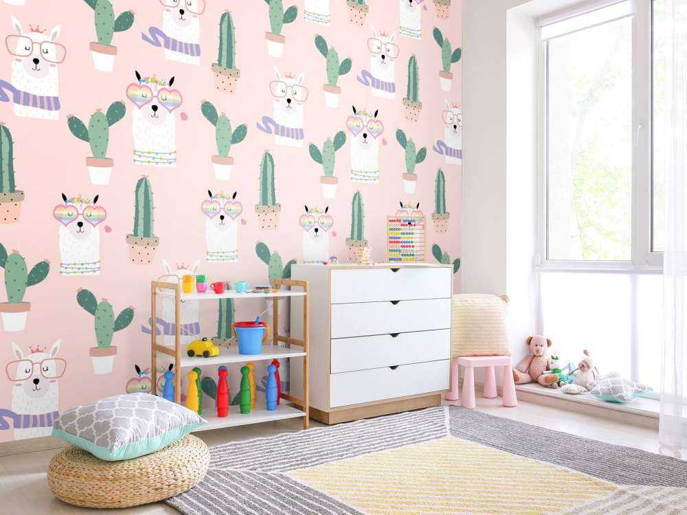 Cactus y llamas