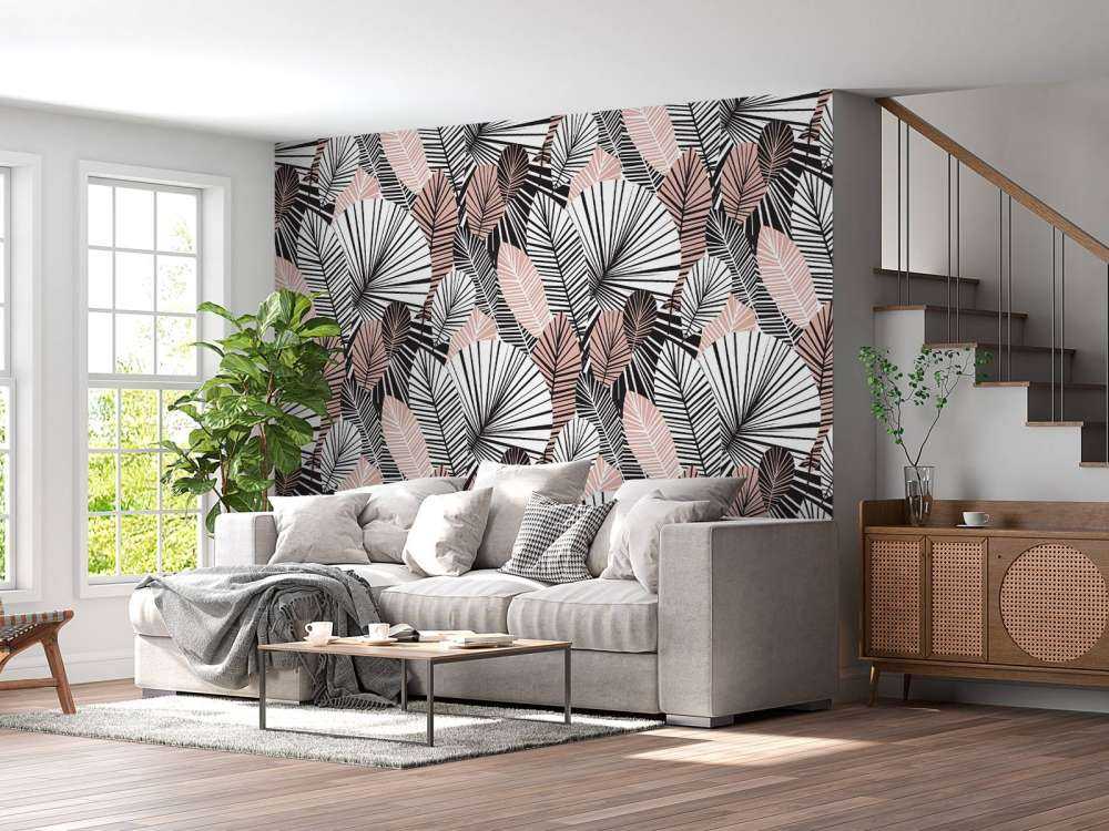 Elegante motivo floral