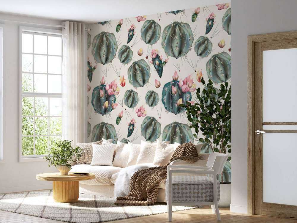 Cactus con flores