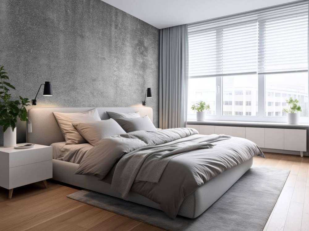 Hormigón gris detallado