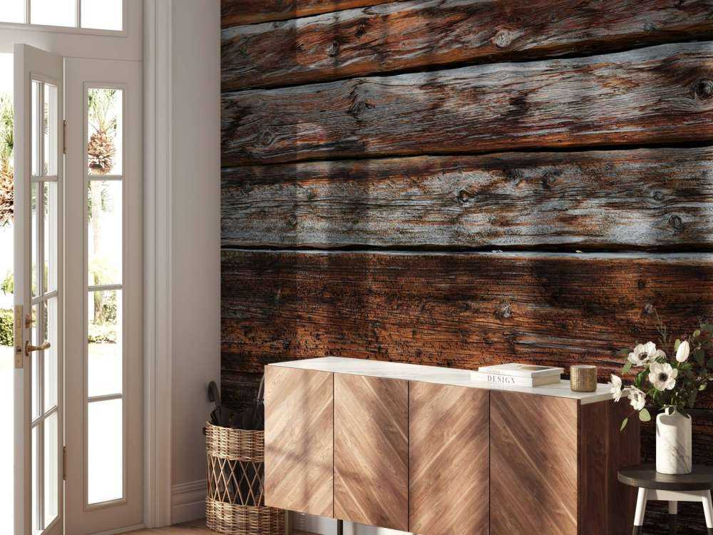 Madera áspera y desgastada