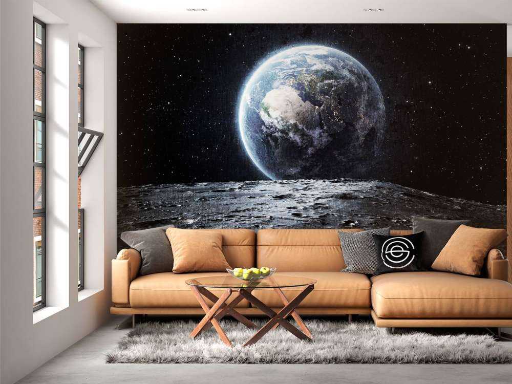 La luna y la tierra