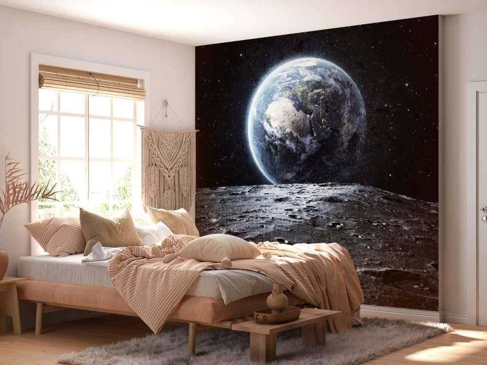La luna y la tierra