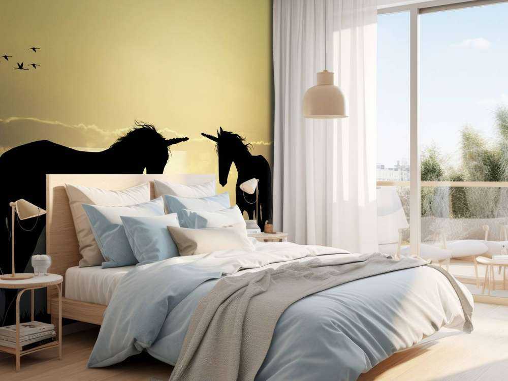 Unicornios al atardecer