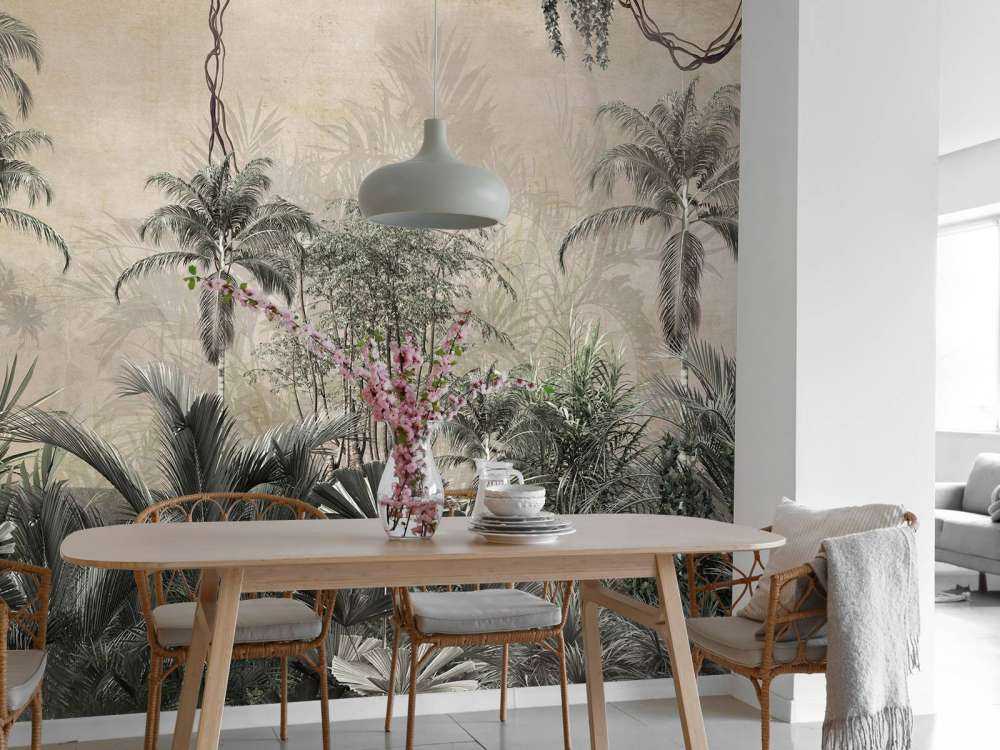 Bosque tropical en niebla