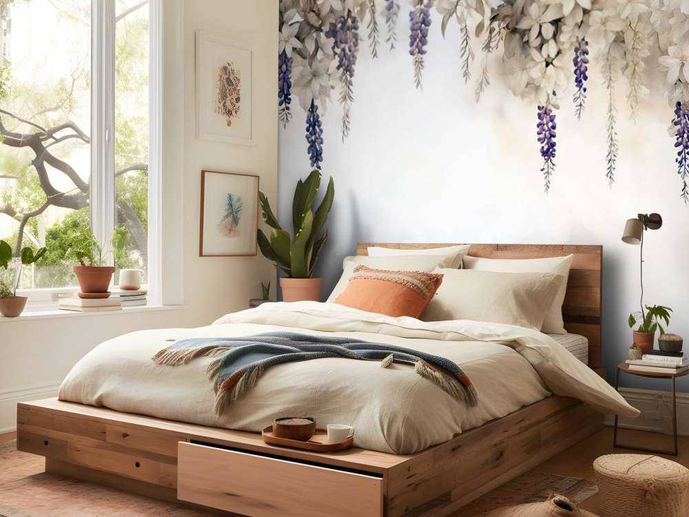 Jardín de Glicinas Suaves Amarillo