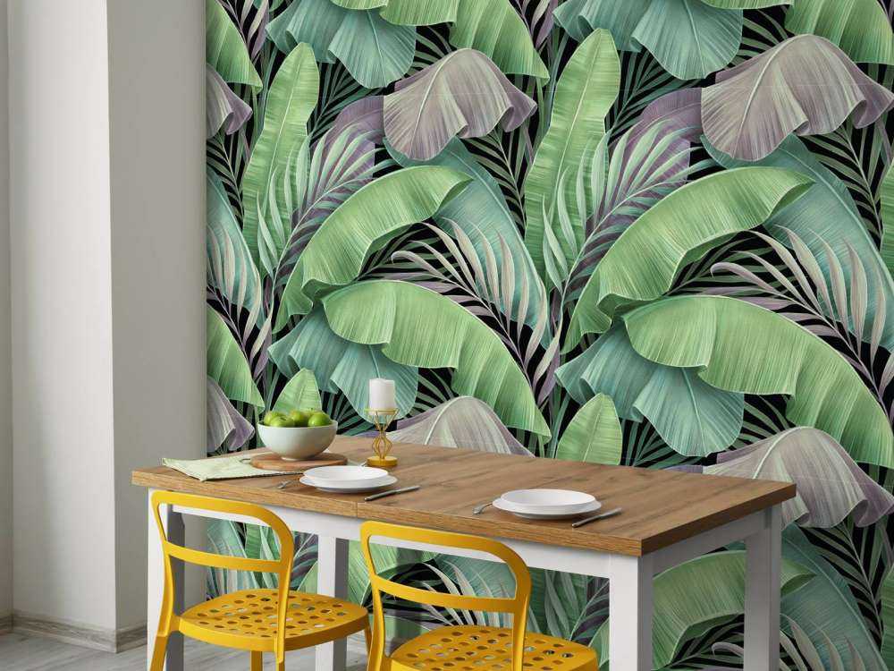 Hojas tropicales