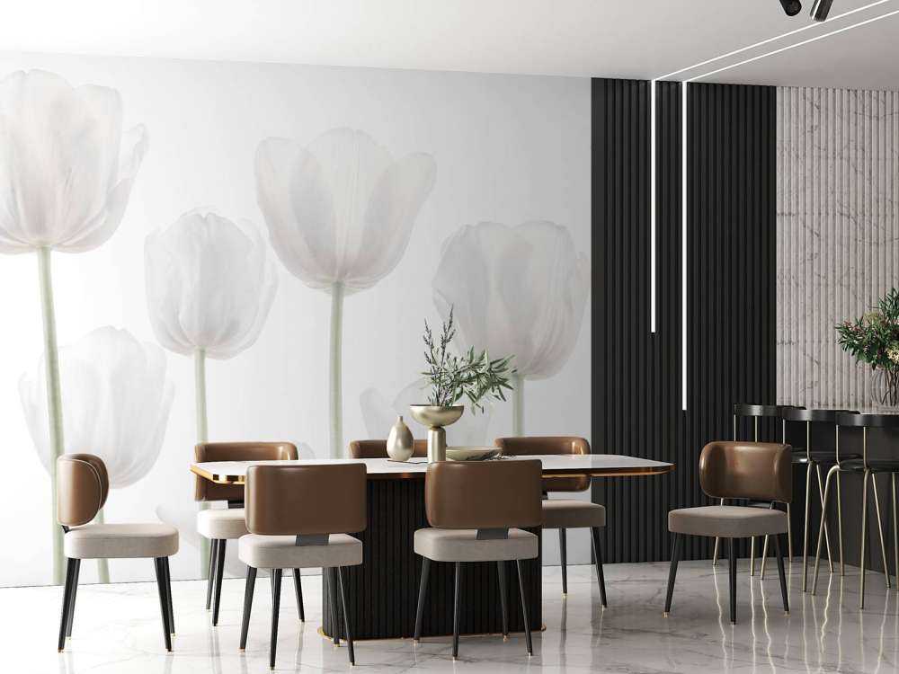 Tulipanes blancos
