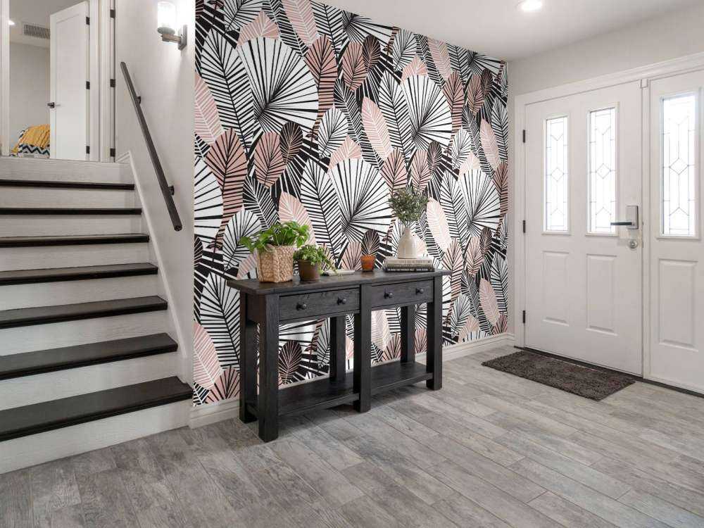 Elegante motivo floral