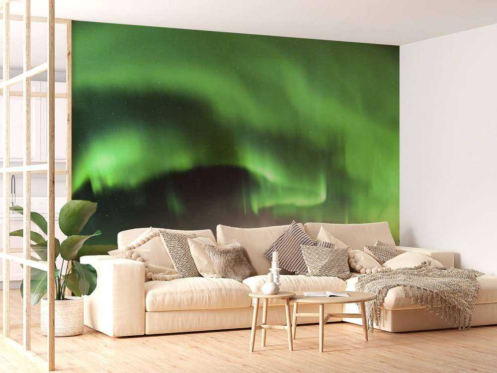 Aurora Boreal verde