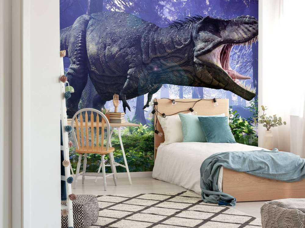 Tiranosaurio Rex en el lago