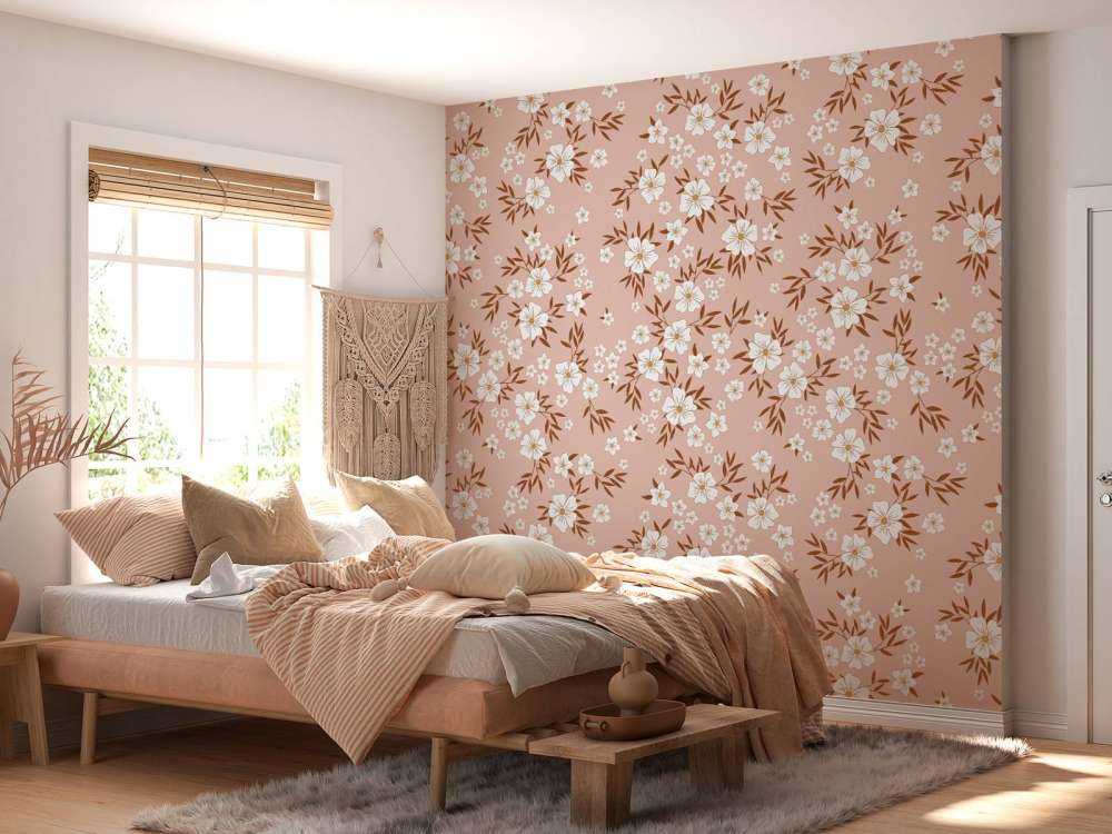 Flores con hojas