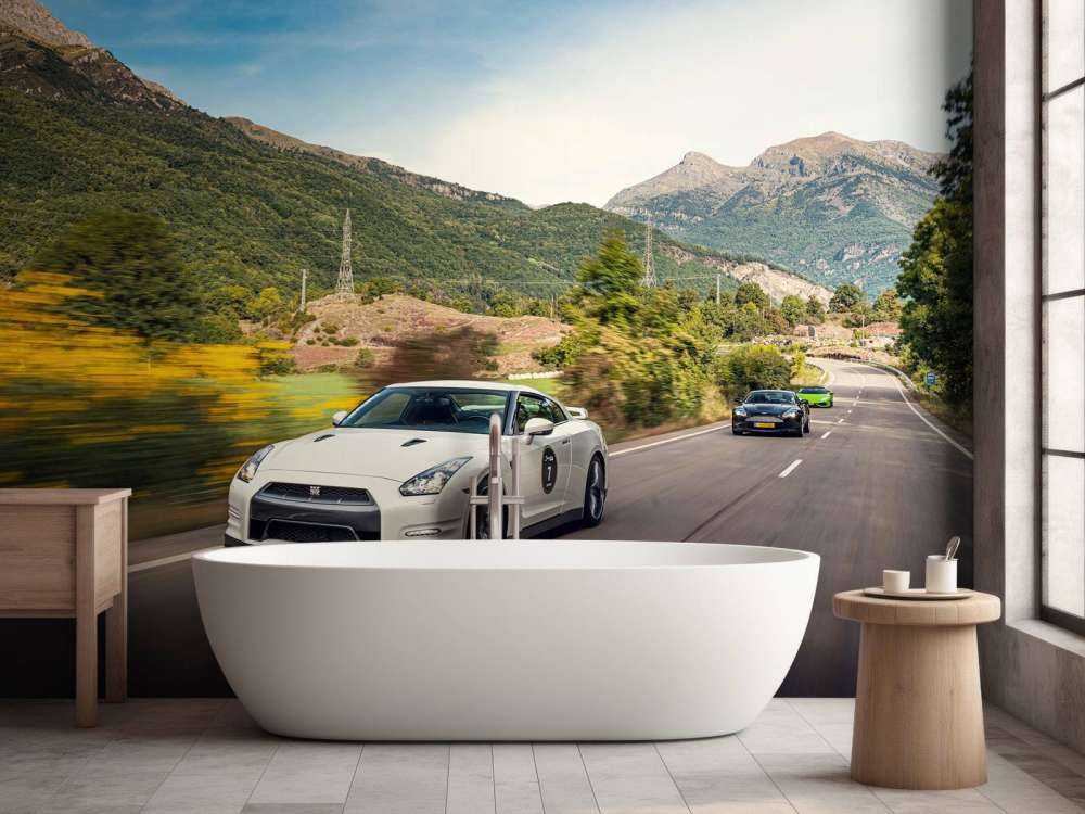 Nissan GT-R-r a toda velocidad