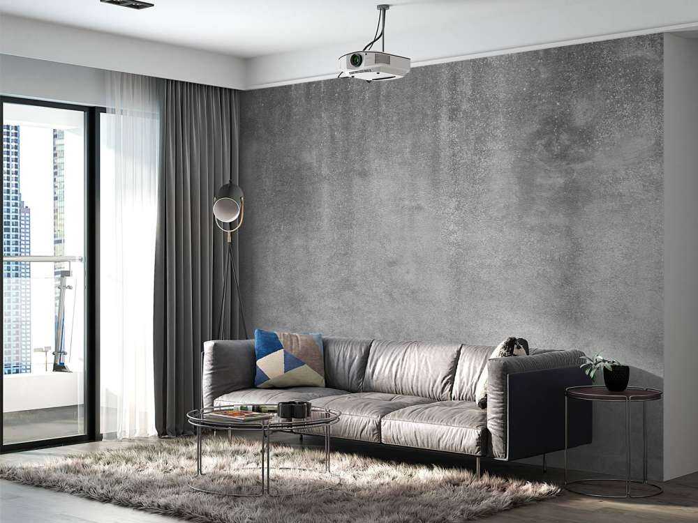 Hormigón gris detallado