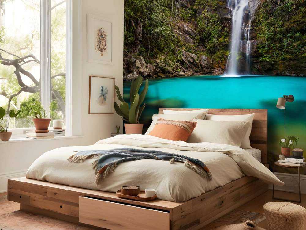 Cascada turquesa
