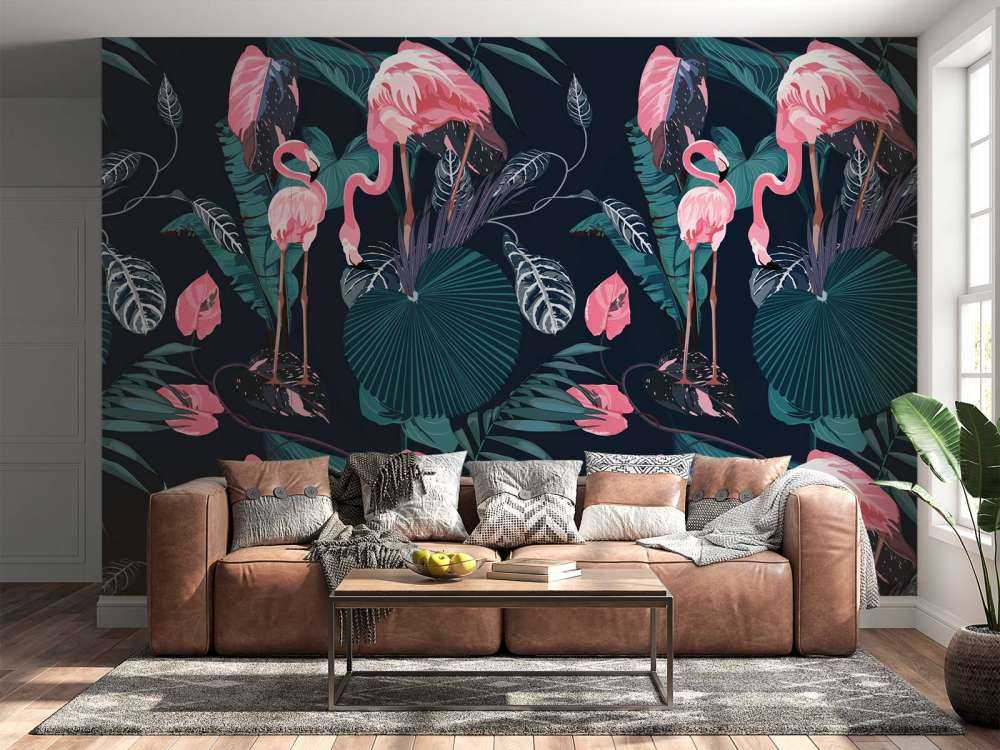 Flamencos rosas salvajes