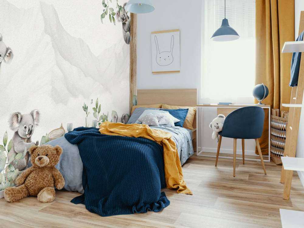 Paisaje koala en color