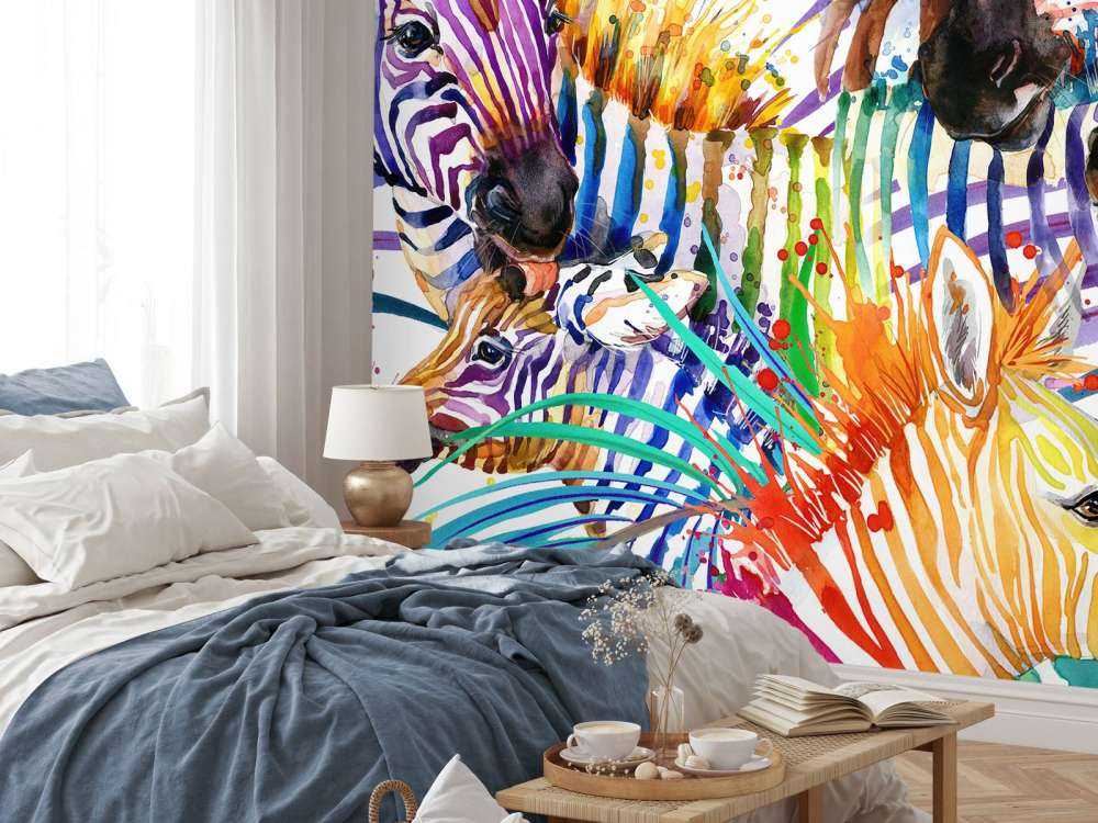 Cebras de colores