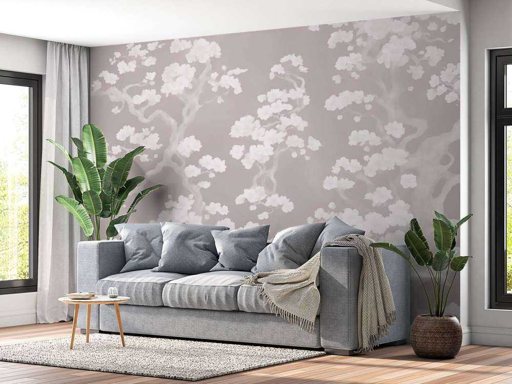 Maravilloso bosque en flor - rosa