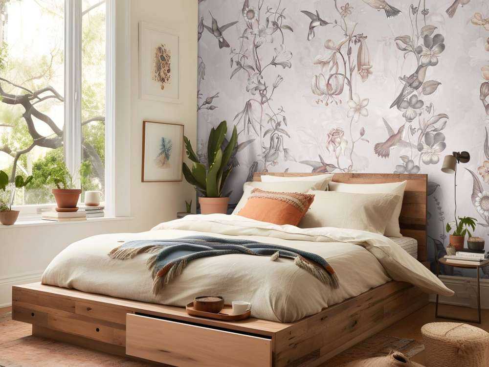 Flores de pradera y jardín amarillo claro