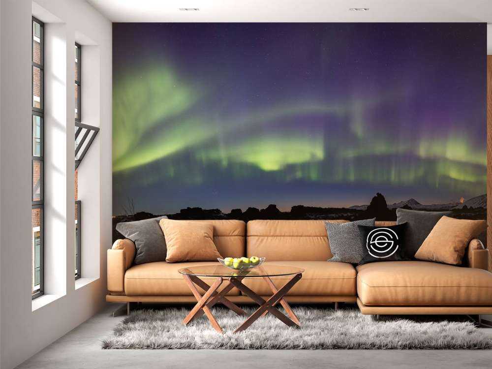 La hermosa aurora boreal