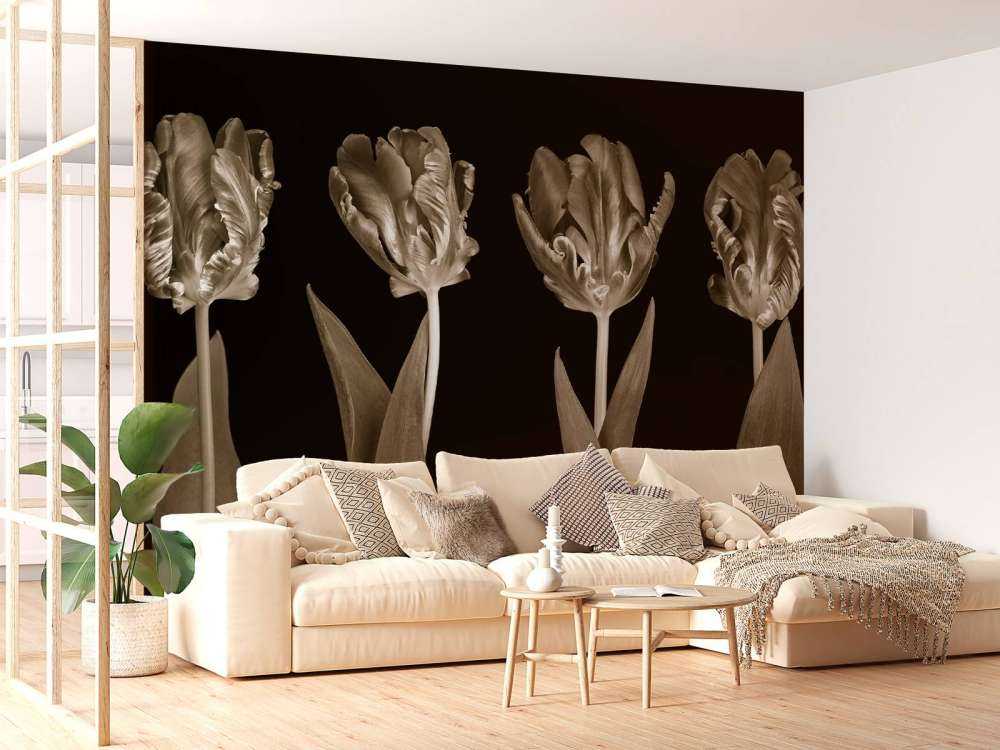 Tulipanes rococó