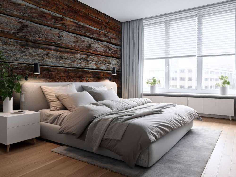 Madera áspera y desgastada