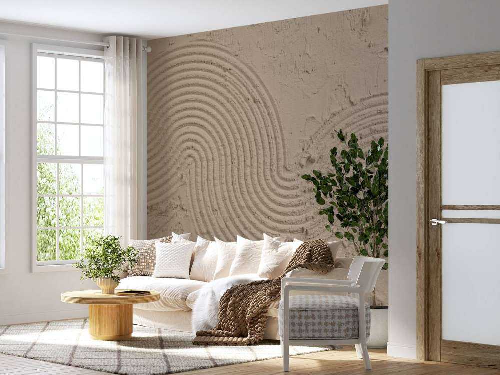 Arte de la textura en color topo