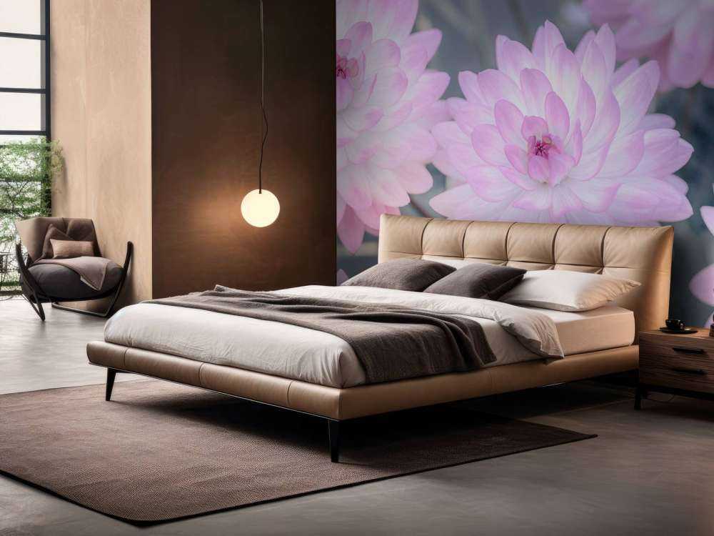 Flores de dalia rosa