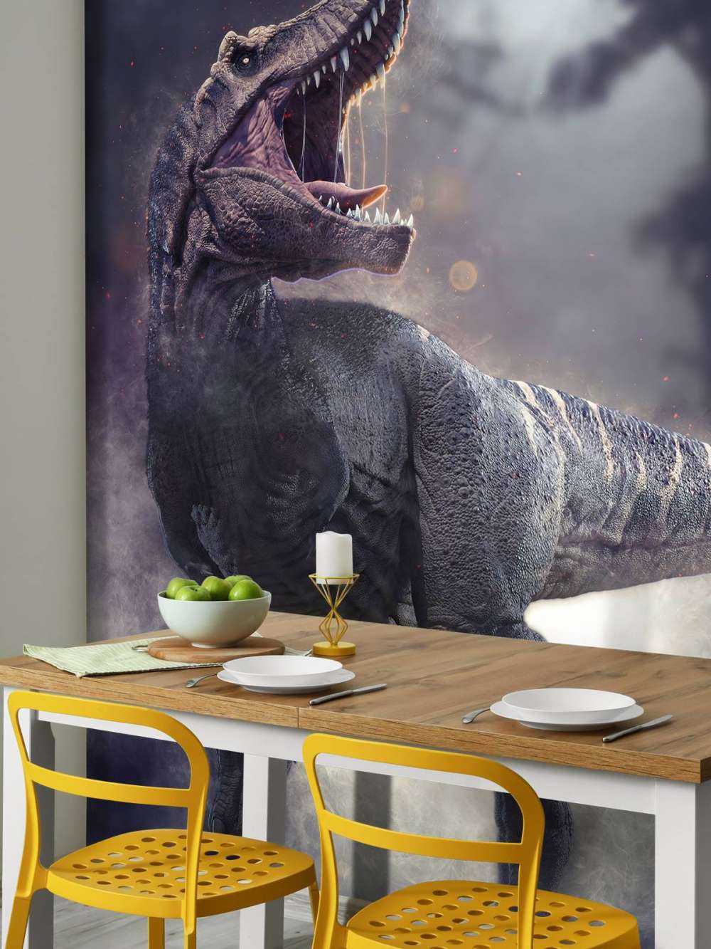 Tiranosaurio Rex de noche