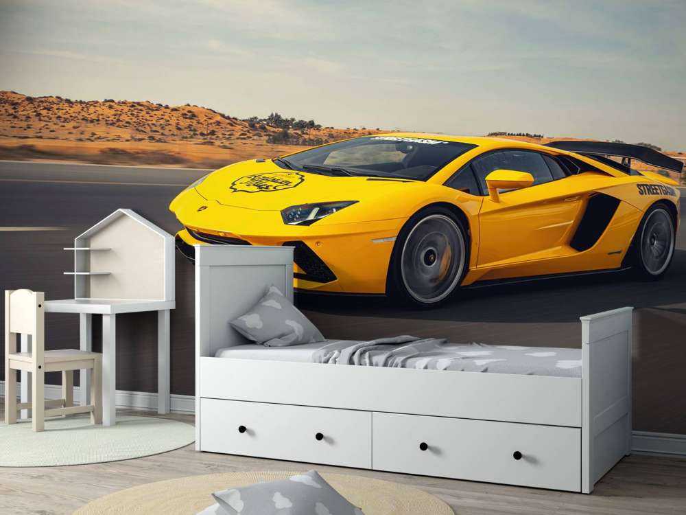 Lamborghini Aventador en acción