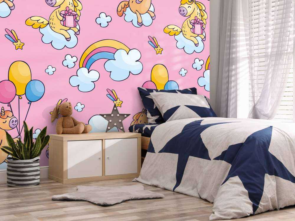 Unicornios con globos