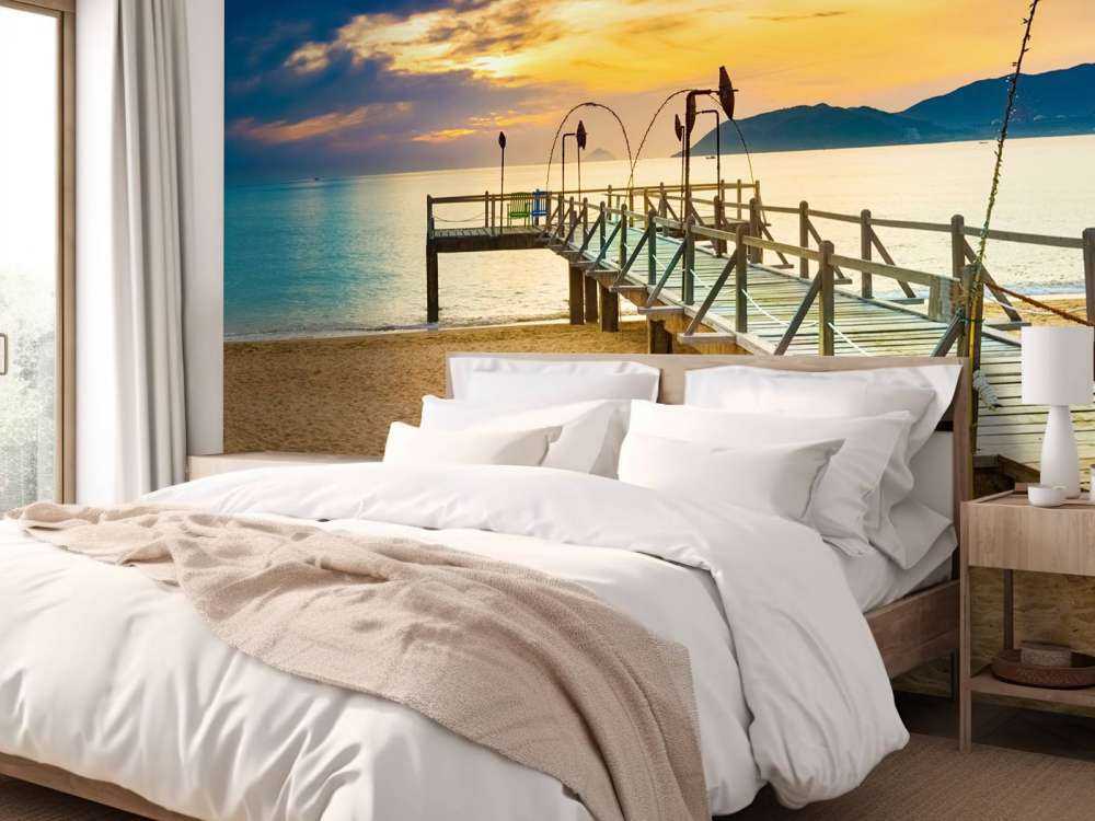 Amanecer sobre el mar