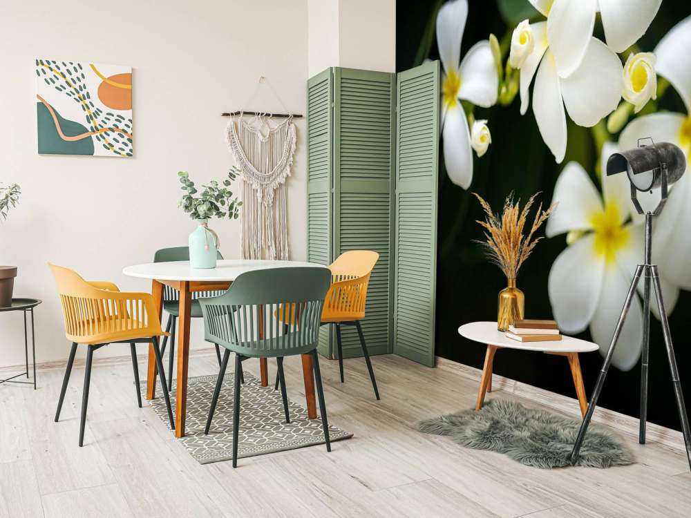 Primer plano de la Plumeria