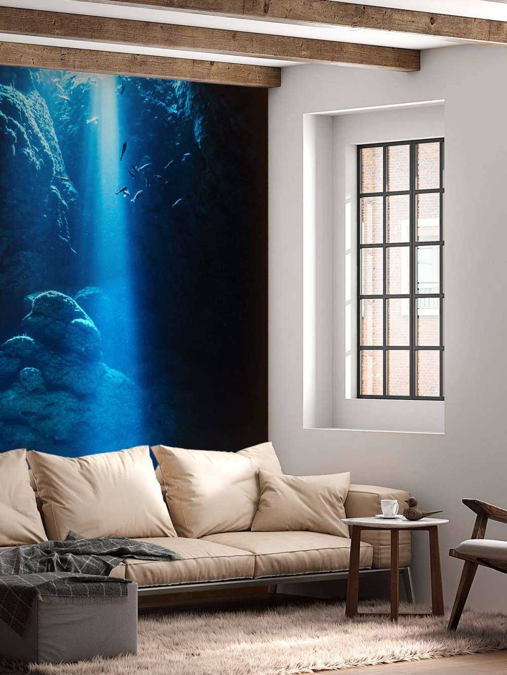 Luz en una cueva