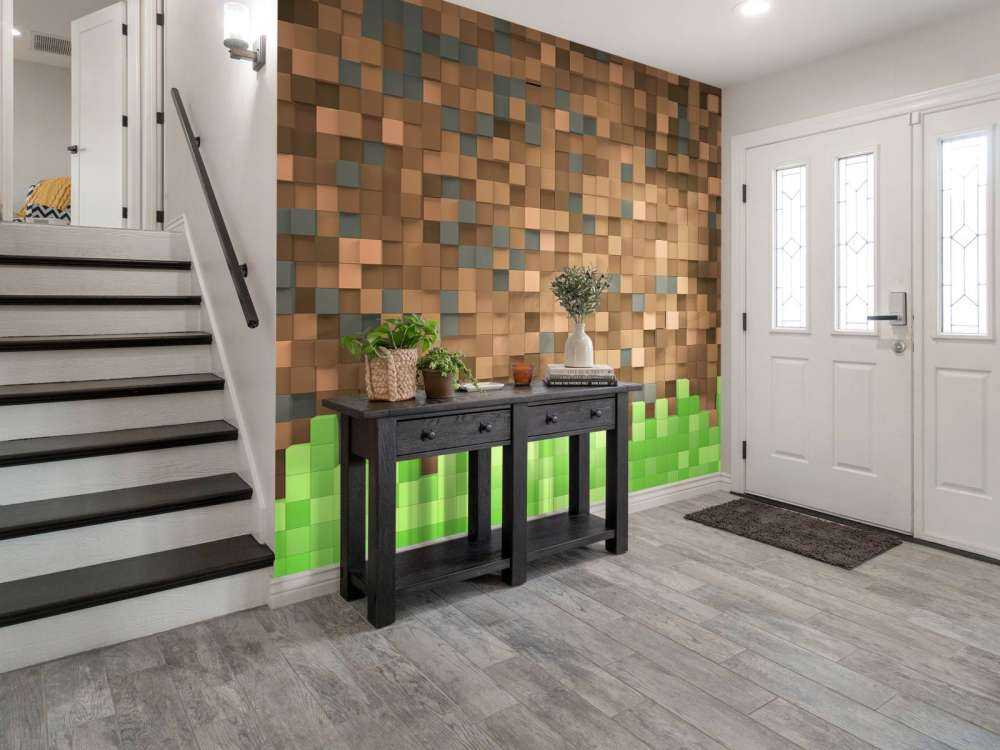 Césped de Minecraft