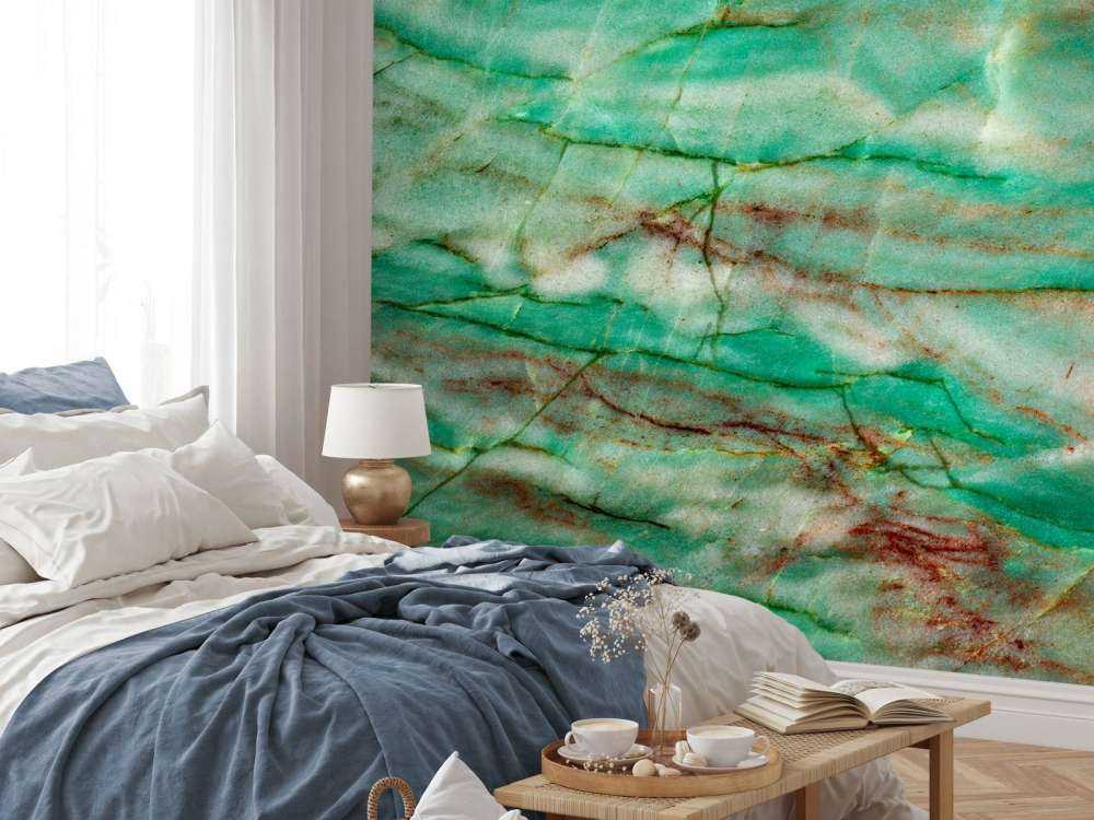 Mármol rayado verde