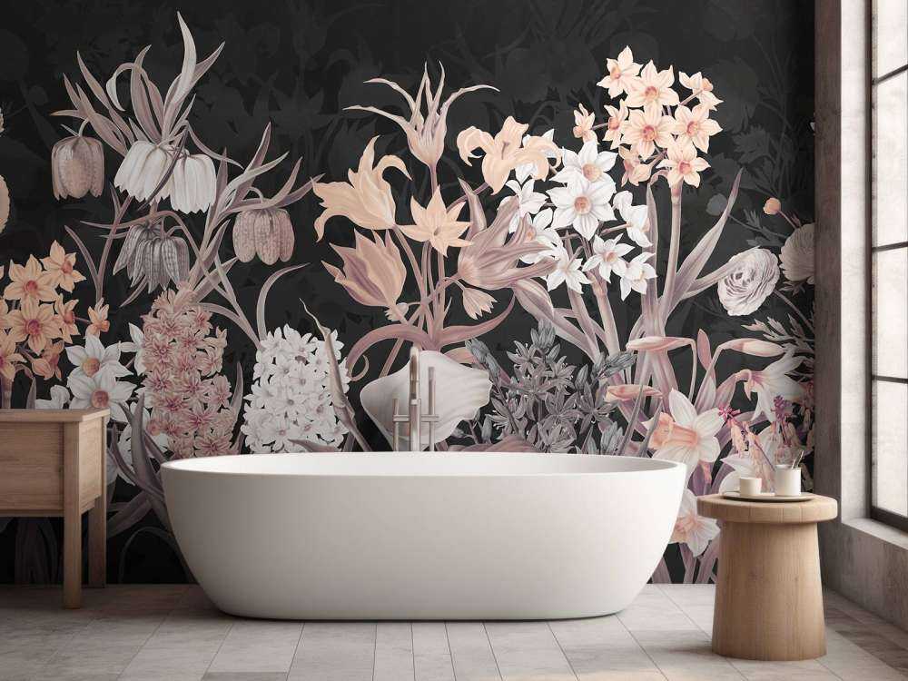 Flores de Primavera - Sepia Vintage