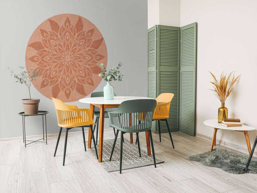 Flor de mandala terrestre