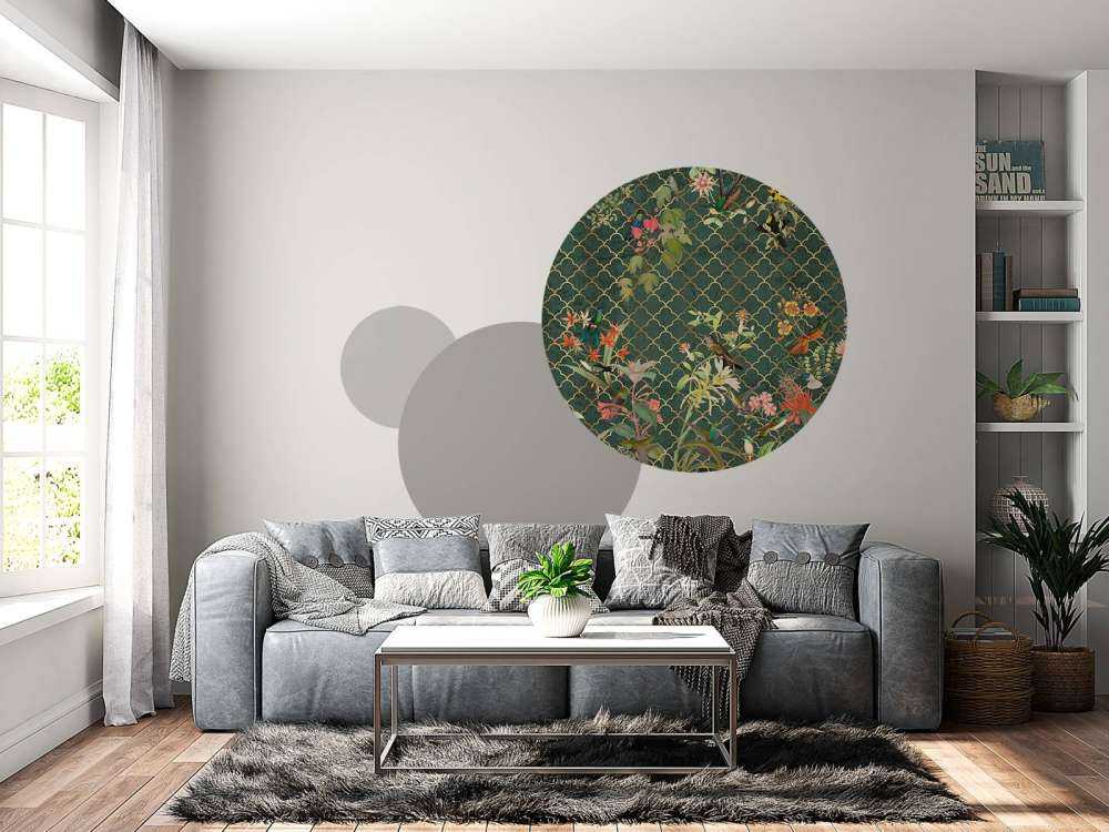 Elegancia de la jungla con oro