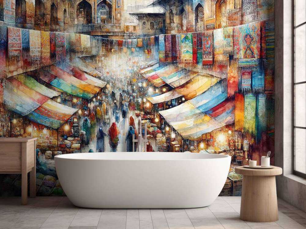 Sinfonía de colores del bazar