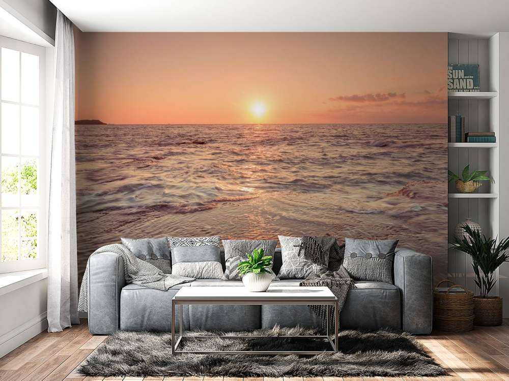 Puesta de sol en la playa